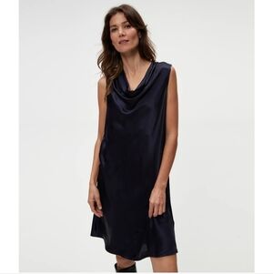 Michael Stars Tessa Cowl Neck Mini Dress Y2K Cottagecore Trendy Vintage Sz M